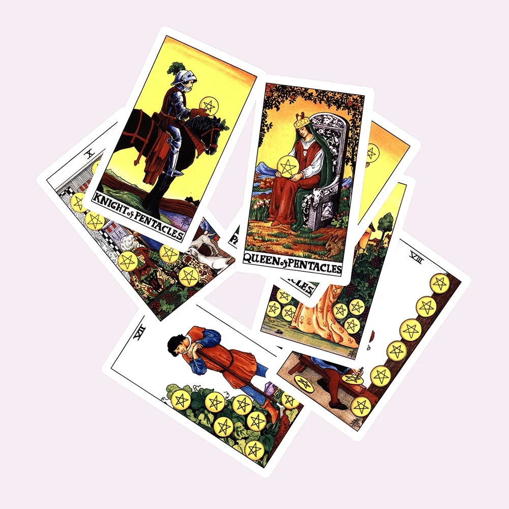 Large size sturdy deck Universal Waite Tarot Deck Cards with Guide Book for Beginners.78-Card Deck.Tracking Available Logistic