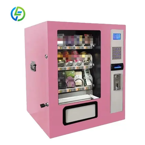 High Quality Custom Pink Color Hair Wigs Eyelash Band Beauty Vending Machine for Sale