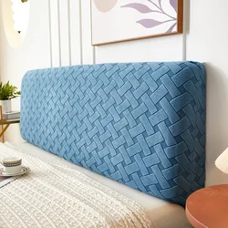 Solid Color Stretch Spandex Bedhead Dust Proof Slipcovers for Bedroom Home Jacquard Bedhead Cover All Inclusive Headboard Covers