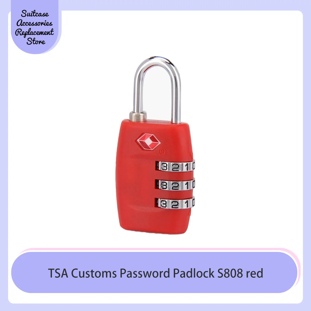 Spot sale of exquisite card packaging quality lock, customs password padlock overseas travel password lock, good quality