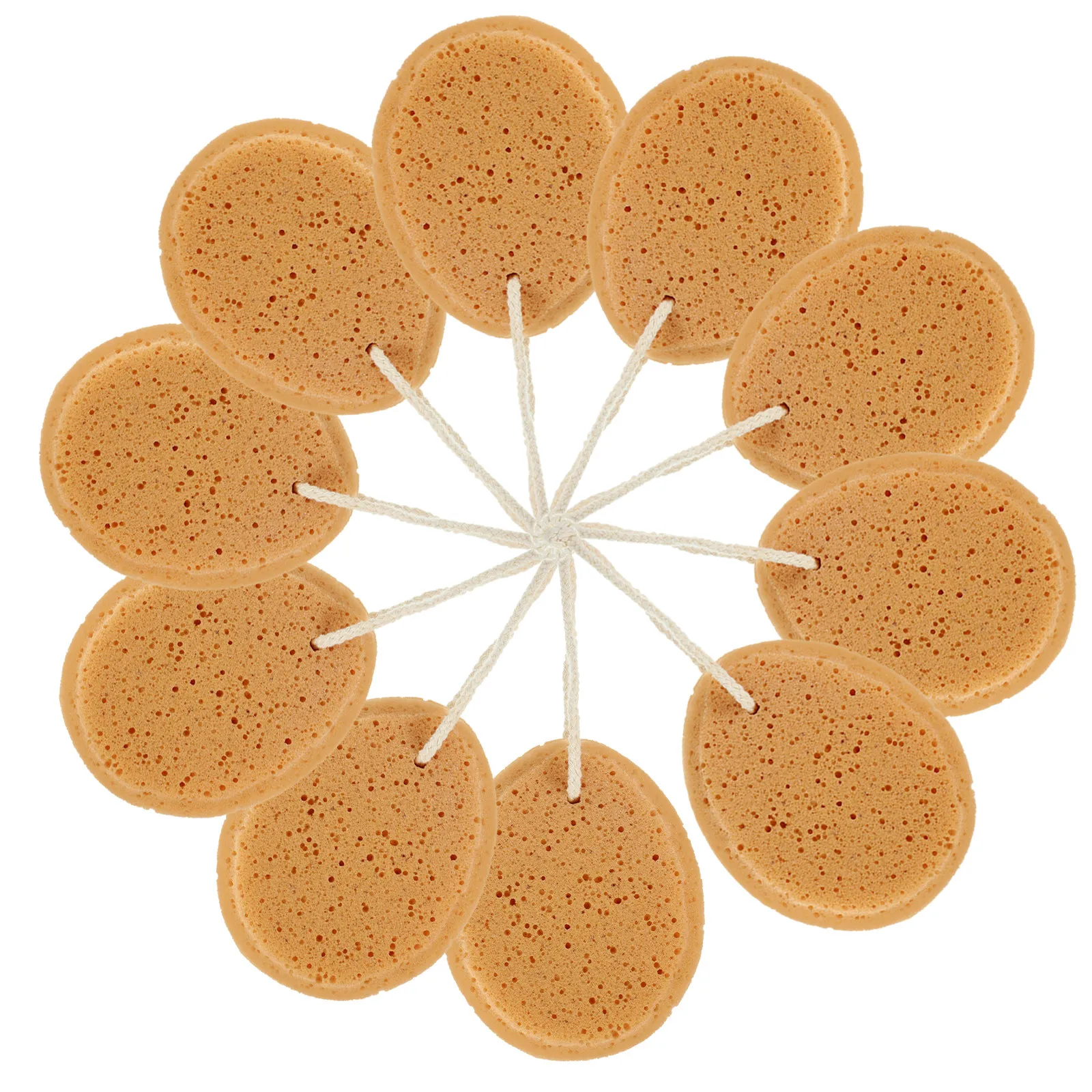 

10Pcs Premium Honeycomb Bath Sponge for Adults Bath Shower Exfoliator Soft Absorbent Lathering Skin Safe Cleanser