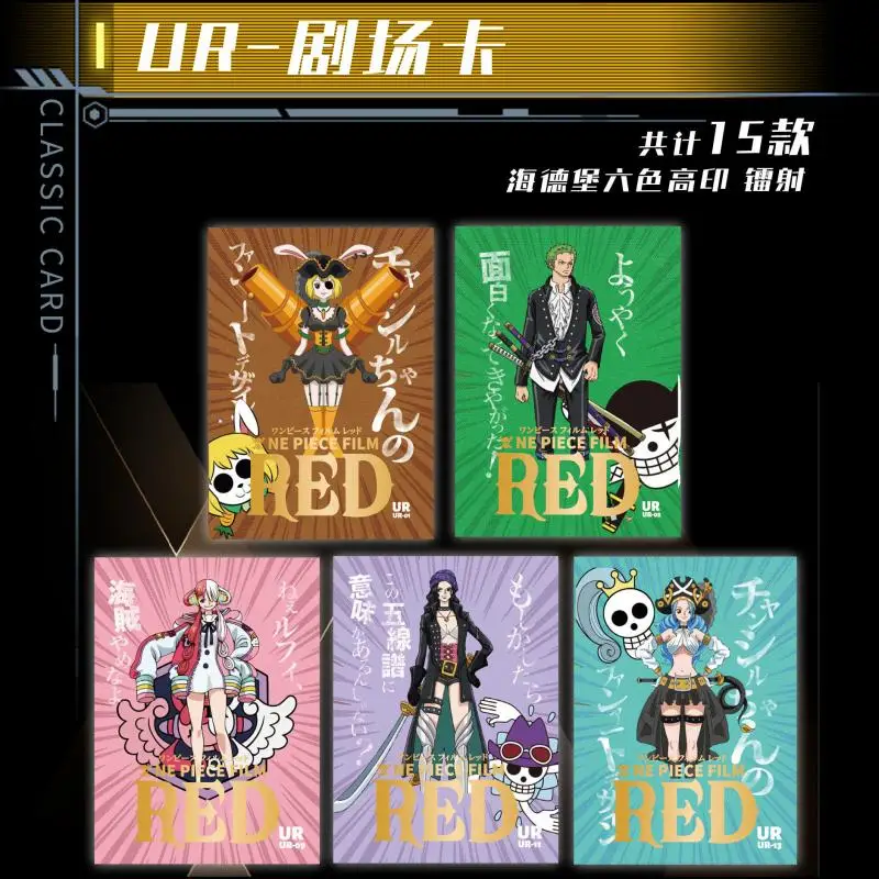 ONE PIECE UR ER NR PR set card Monkey D Luffy Nami Nico Robin Shanks Yamato Trafalgar D Water Law Toy collection Birthday gifts