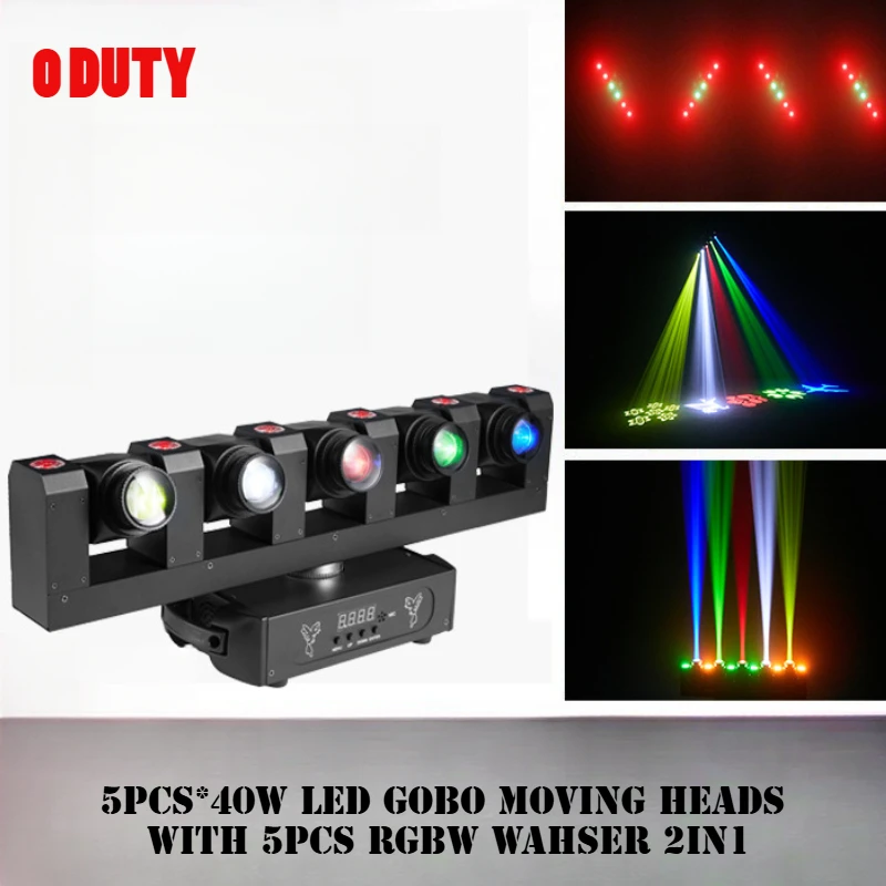 

0 Duty Colorful KTV Party Stage Lighting Effect 5 Finger Divine Sword Ideal Club Scenes 250w Pattern washer 2in1 Disco Ball