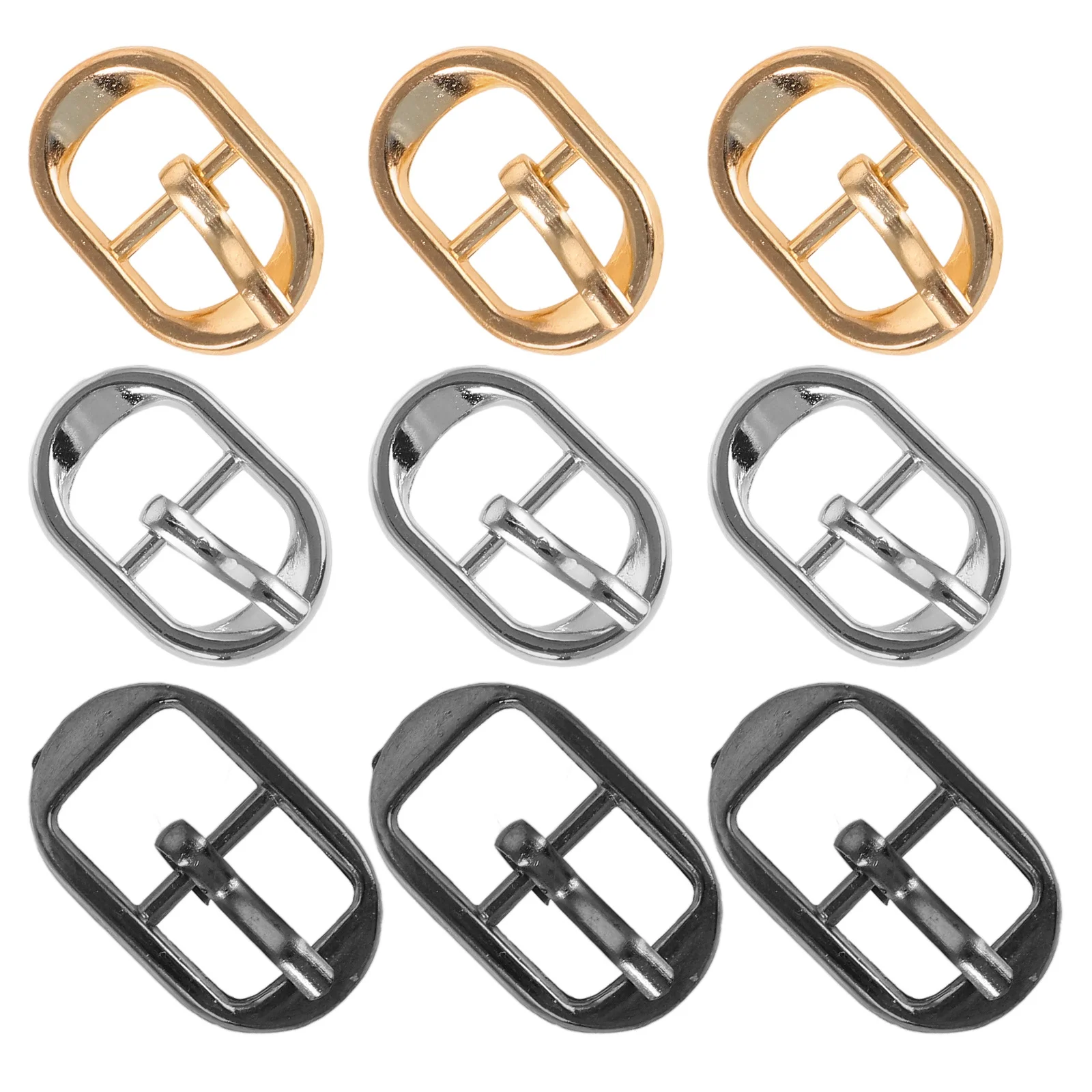 30 قطعة حزام من الفولاذ المقاوم للصدأ ذاتي الشق لقطع غيار الحرف اليدوية ذاتية الصنع أبازيم حزام صغيرة إكسسوارات الملابس أبازيم حزام #2