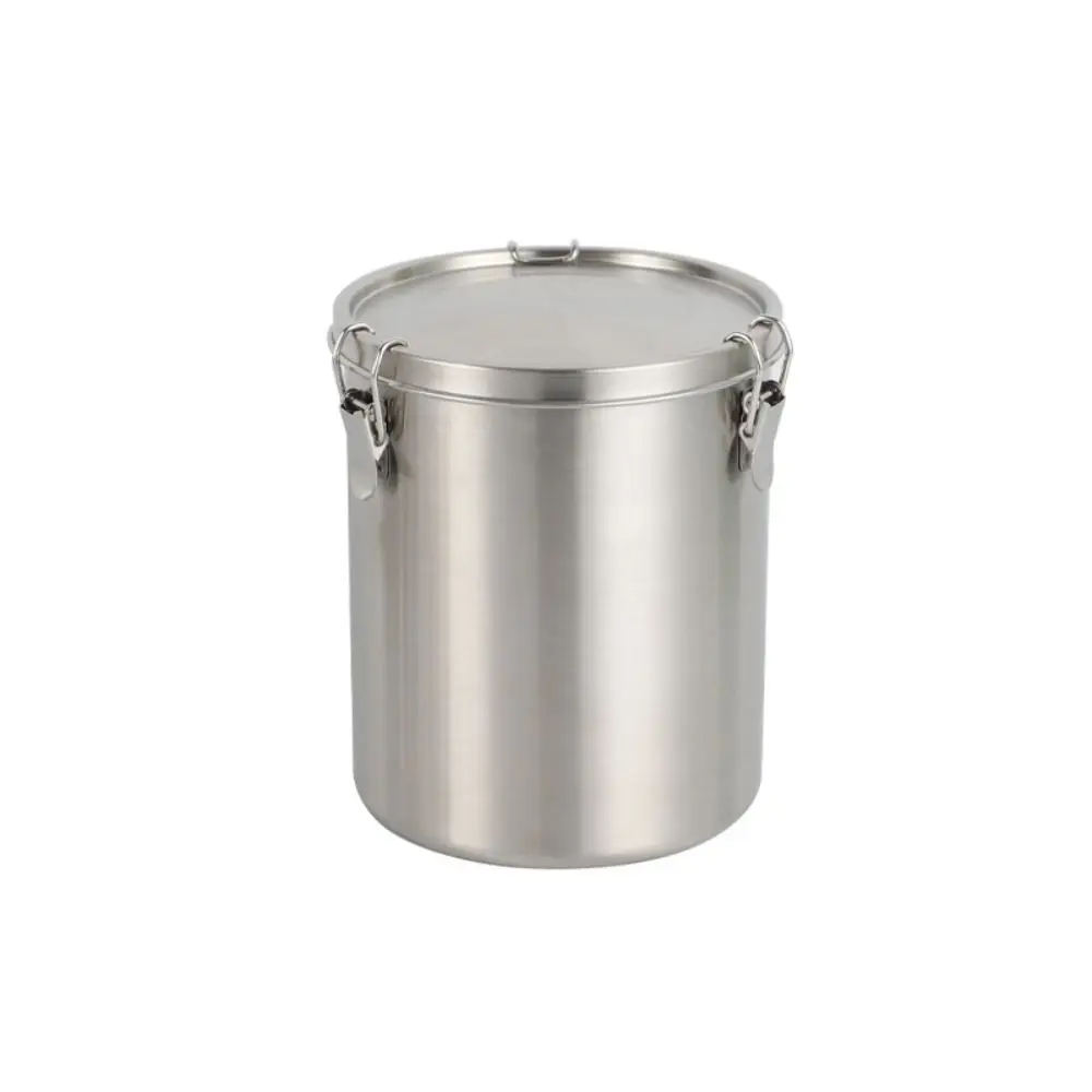 

520/1000/1600/2500ml Stainless Steel Storage Tank with Scale Leak-Proof Grain Storage Box Airtight Sealed Grains Sealed Bucket
