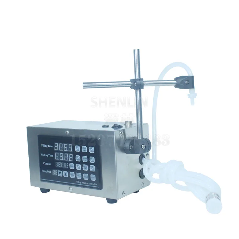 Máquina de enchimento de GFK280-Mini digitas para o enchimento bonde 110v/220v 3-3500ml do material líquido que engarrafa o equipamento shenlin