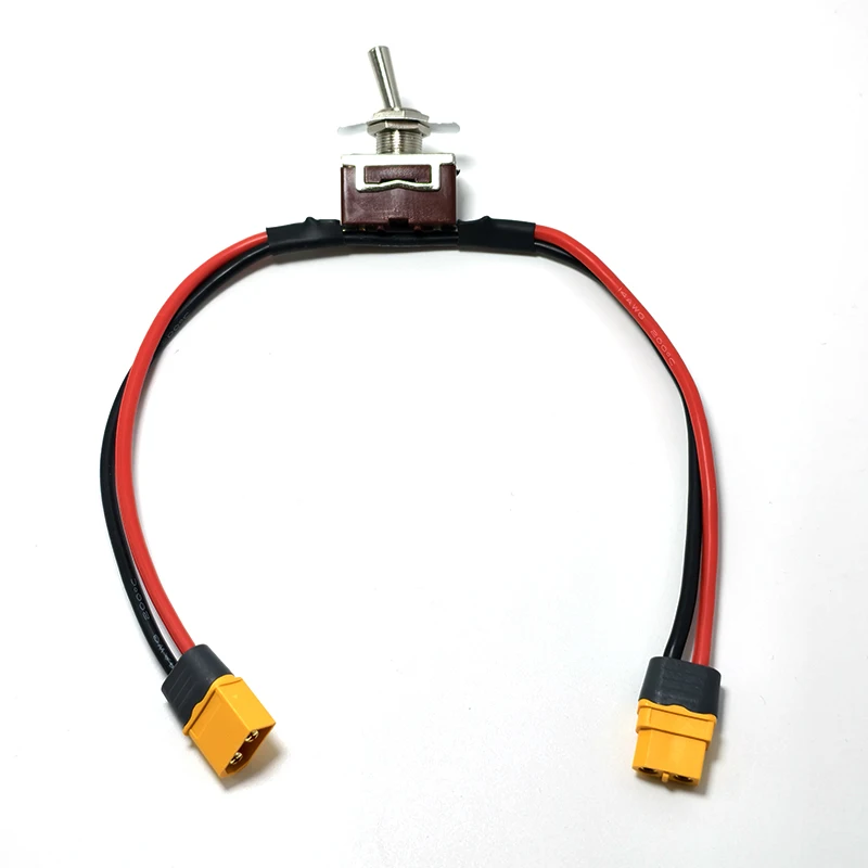 

1PCS Large Current High Load Switch w XT60 XT90 T Plug Power On-off Toggle Switches for RC Airplane ESC Motor Connecting Adapter