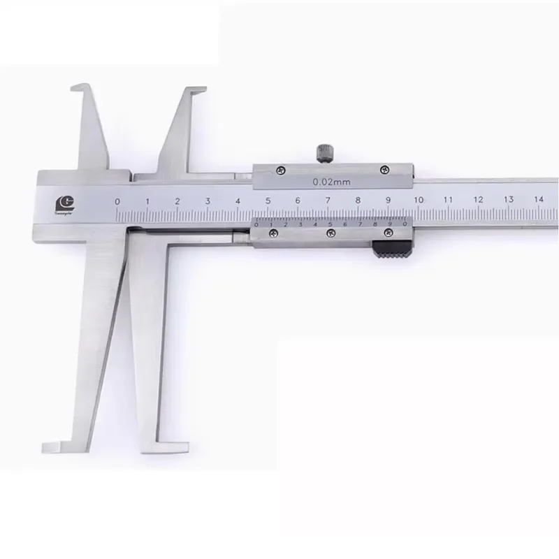 for  Inner Slot Vernier Caliper Optical Path Range 10-300mm Top 18-300mm Bottom Scale 0.02mm Precision Measuring Tool
