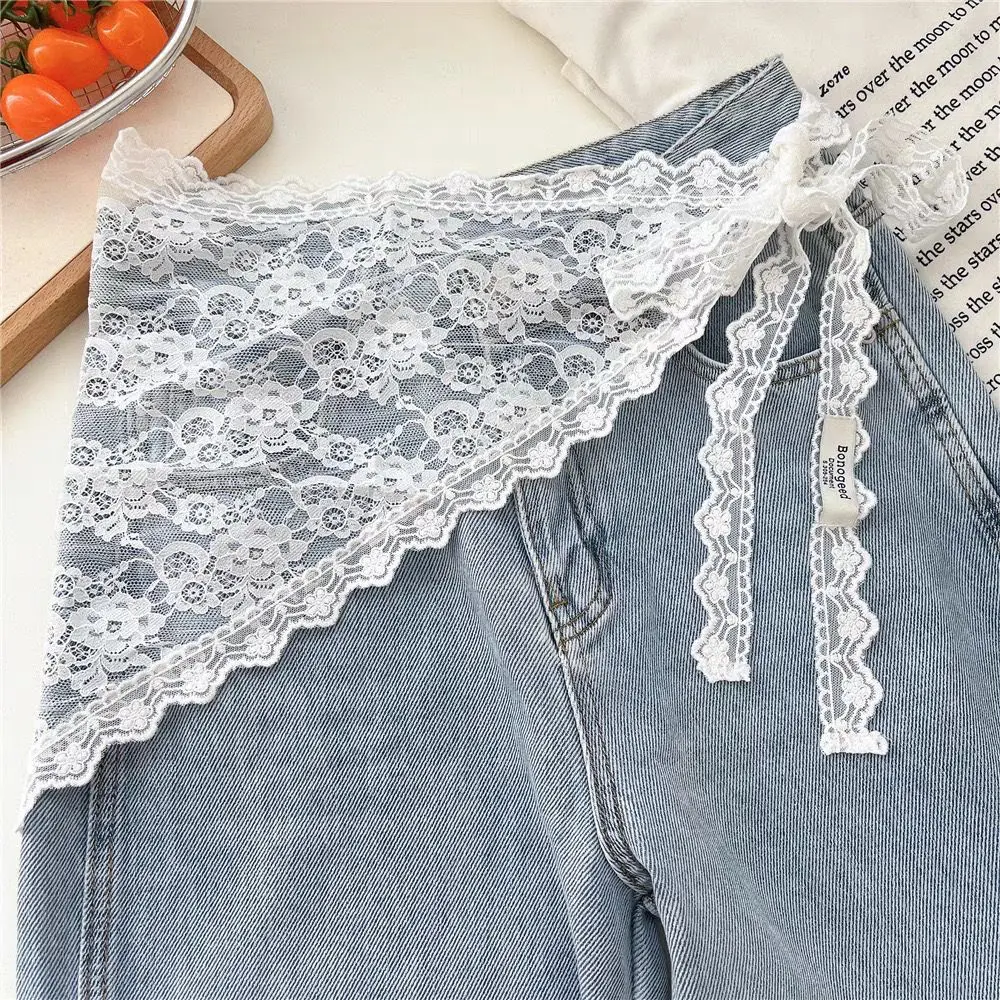 calca-jeans-feminina-da-moda-com-painel-de-saia-de-renda-branca-lenco-triangular-de-pano-de-fralda-para-cobrir-o-quadril-calca-jeans-modeladora