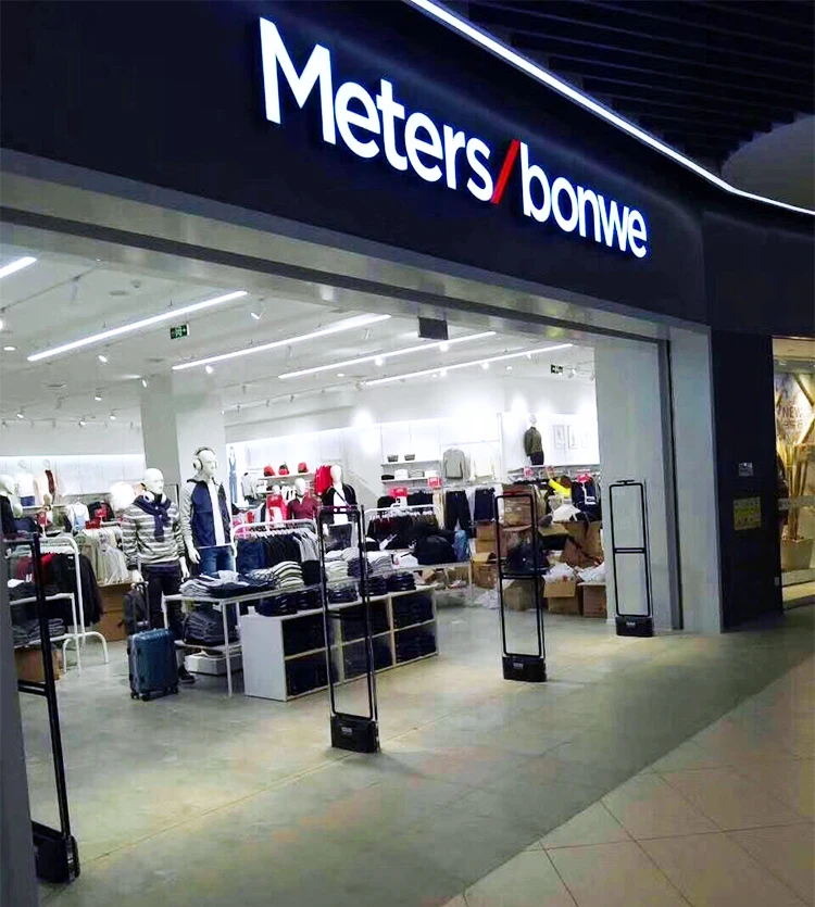 Clothing Store Anti-theft Gate Detection Antennas EAS Security Alarm  8.2 Mhz System