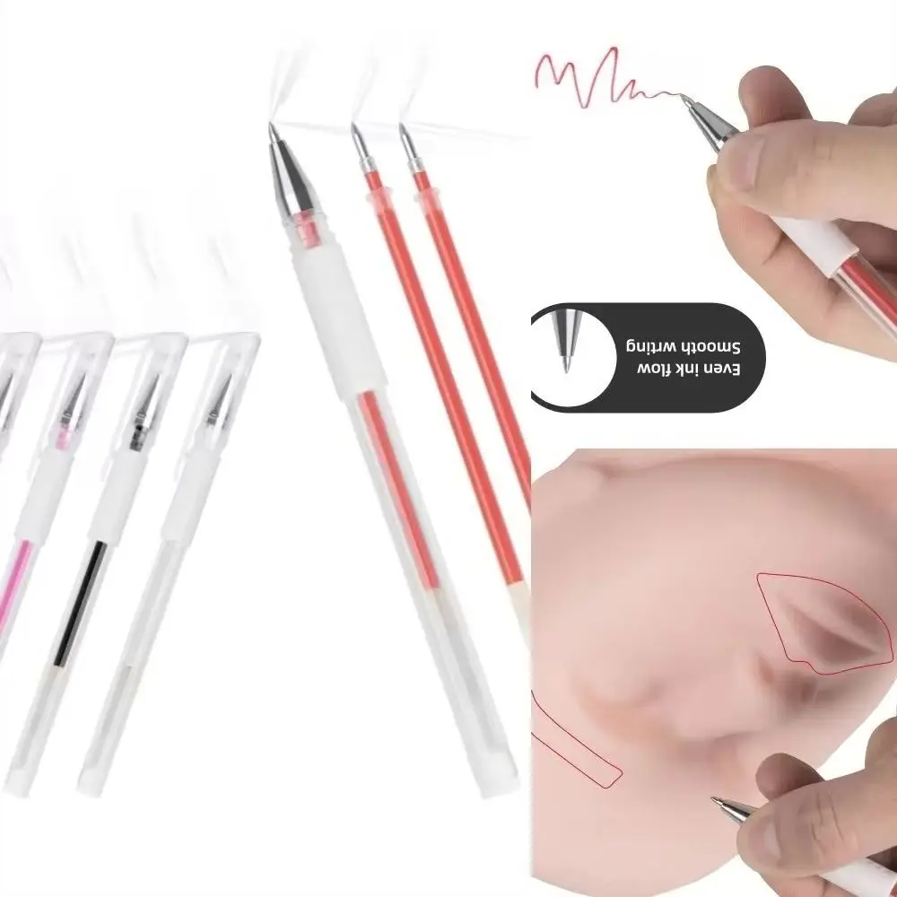 1Pcs Mark Pen Non-toxic Ink Medic Surgical Skin Marker Pen For Permanent Makeup Microblading Eyebrow Tattoo Positioning