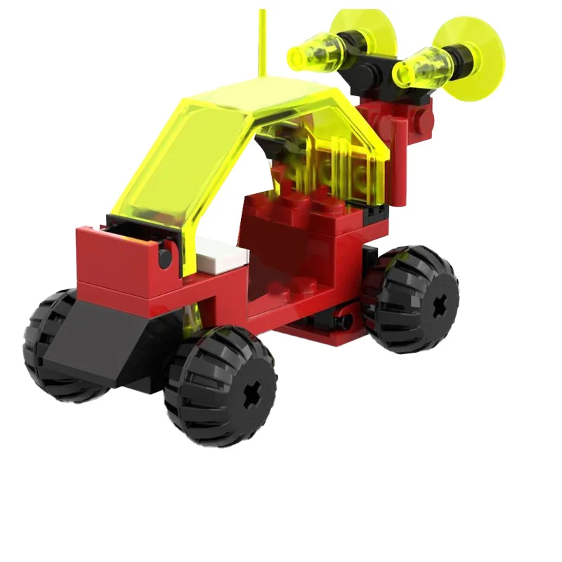 Hot Selling 32PCS Red Guidelight Rover Modular Building Blocks Model For Kid Education DIY Assembly Toy Christmas Birthday Gifts