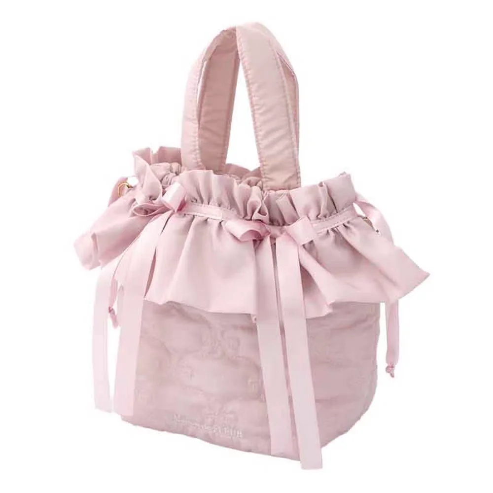 Limited Edition Magazine Accompanying Maison De FLEUR Embroidered Handheld Makeup Bag Storage Organizer Fashionable Accessory