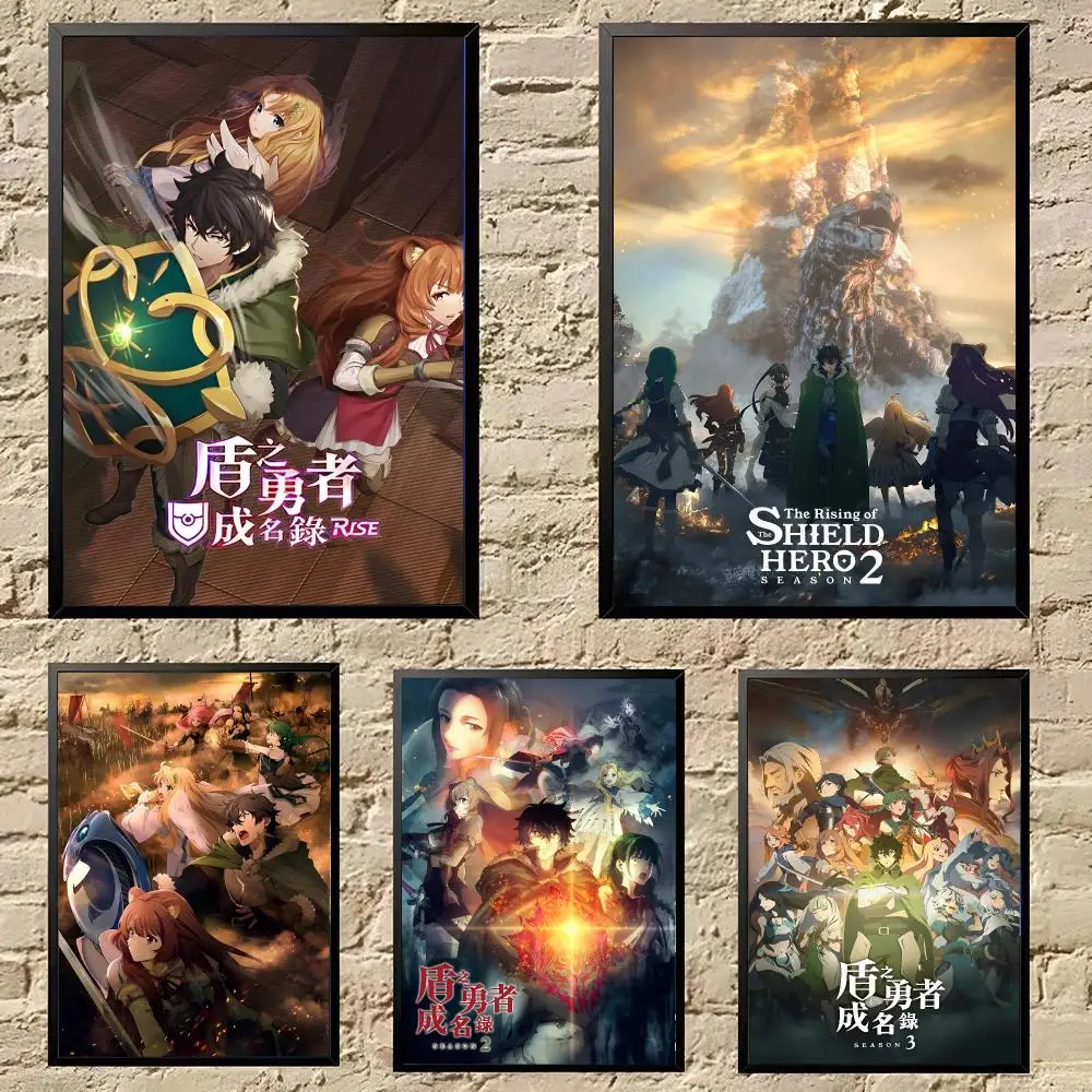 The Rising Of The S-Shield Hero Poster Poster HD Self Adhesive Waterproof Wall Art Ideal For Home Office Dorm Bedroom Great Gift