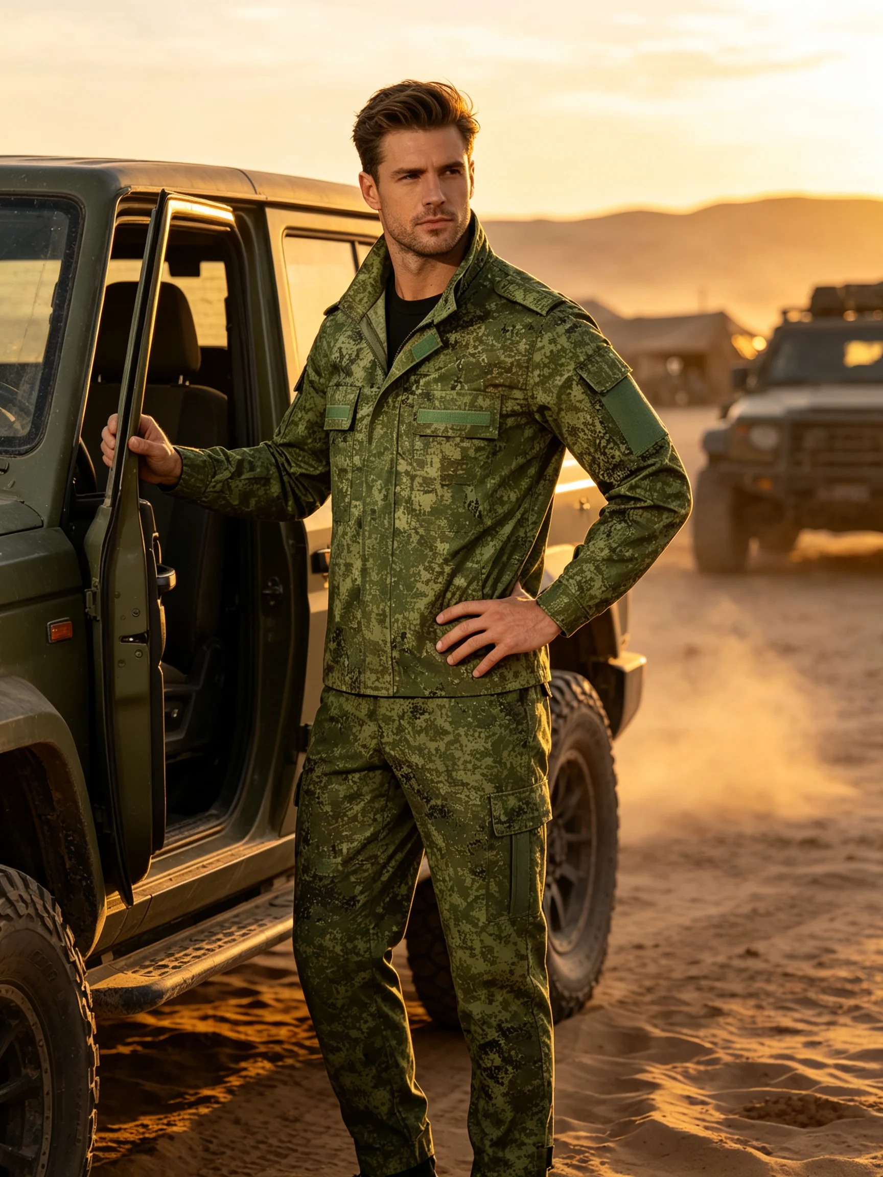 Russian Camouflage Tactical Suit Combat Uniform Men Field Training Clothes Outdoor Hunting Ghillie Suit Jacket Pants GL view 2