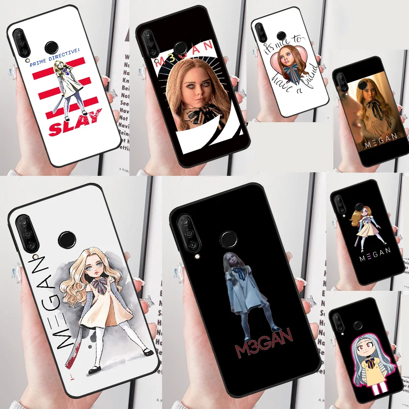 Movie MEGAN M3GAN Case For Huawei P20 P30 P40 Lite P60 Mate 60 Pro Nova 10 9 SE 5T 11i 8i 3i Y60 Y61 Y70 Y90