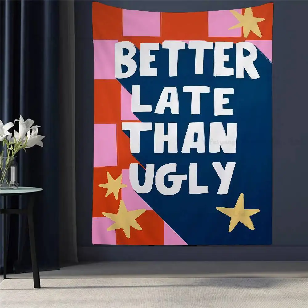 

Surf Life Big Wave Tahiti Surf Tanning Girl Cartoon Tapestry Hippie Flower Wall Carpets Dorm Decor Art Home Decor