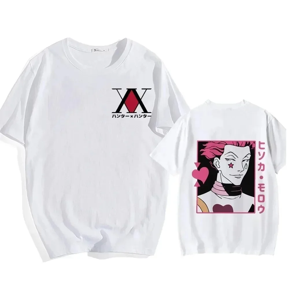 Summer Men's Women's Cotton T-Shirt Top Kawaii Hunter X Hunter T-Shirt Killa Zoldyck Casual Comic Street T-Shirt Clothing