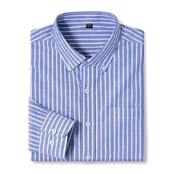 Chemise en coton à manches longues pour hommes, chemise d'affaires décontractée, revers boutonné, chemise Oxford respirante, haute qualité, nouveau, 2023