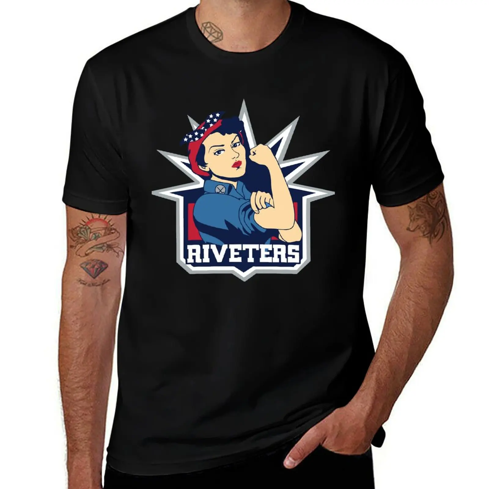 Metropolitan Riveters Classic T-Shirt Holiday All Match T-Shirt