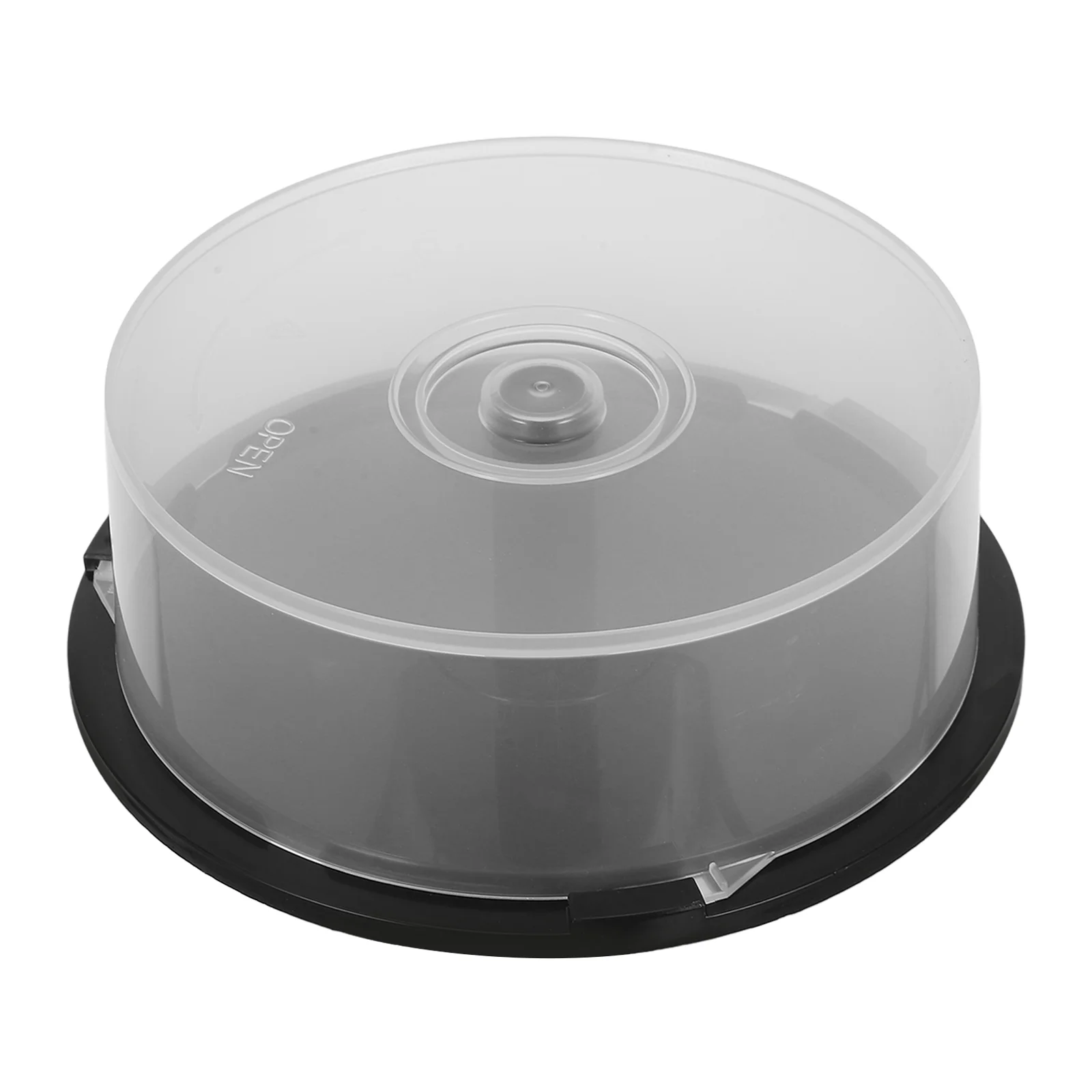 Empty Round CD/DVD Storage Container Simple Easy Access CD/DVD Organizing Bucket Saving Space  CD Storage Bin for Home Dorm