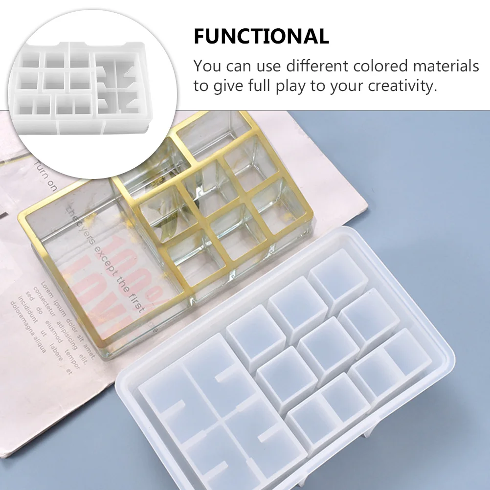 

Lipstick Box Mold DIY Silicone Handicraft Tool Durable Easy to Remove Perfect for Crafting and Gifting Silicone Mold