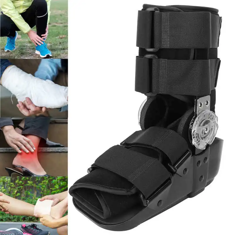 Adjustable Medical Orthopedic Walker Boot Ankle Joints Fixed Support Bracket Ankle Foots Fracture Sprain Protector Corrector New