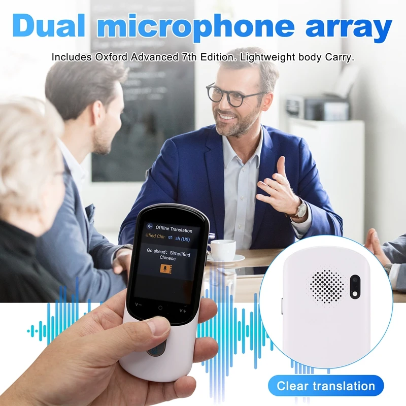 Traductor de voz inteligente F4A, traductor sin conexión, bolígrafo de traducción simultánea multilingüe