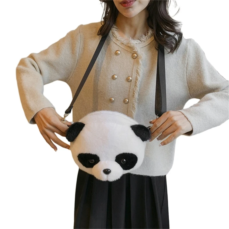 Borsa a tracolla Borsa a forma panda Borsa a tracolla alla Borsa a tracolla versatile alla per ragazza Borsa