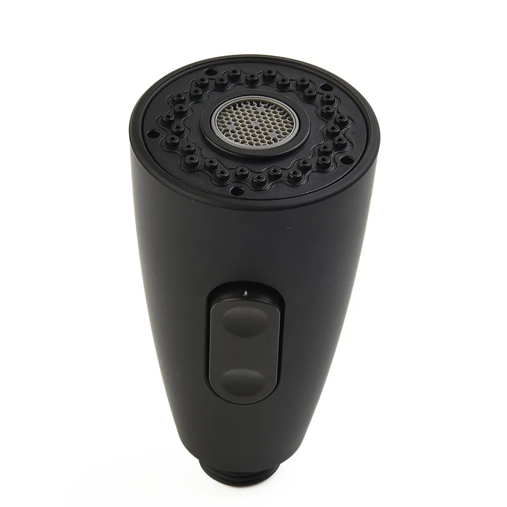 Rust-resistant 360° New Rotate Swivel Spray Tap Head Water Saving Aerator Rain Two Spray Style Black Kitchen Sink