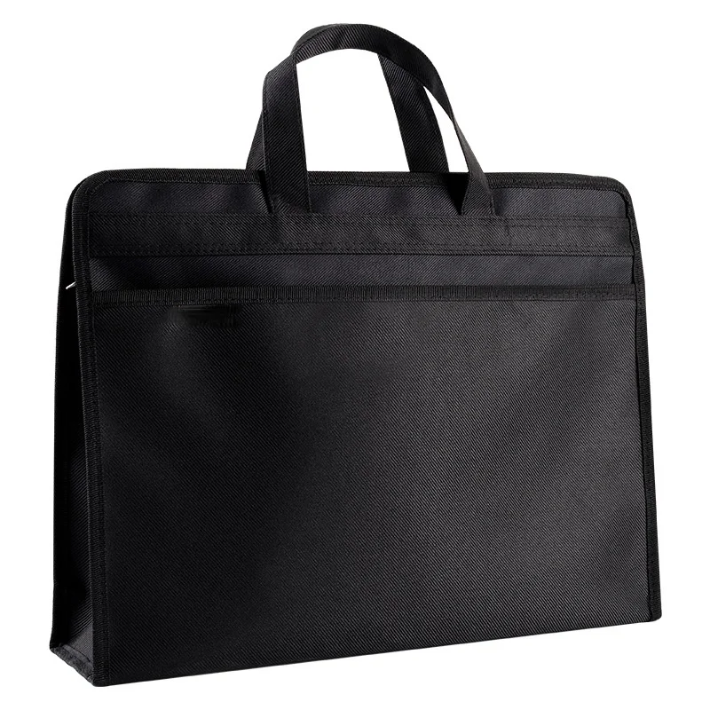 

Tote Oxford Waterproof Briefcase Office Documents Storage Bag Multi-compartment Document Pouch Information Bags Men's Unisex