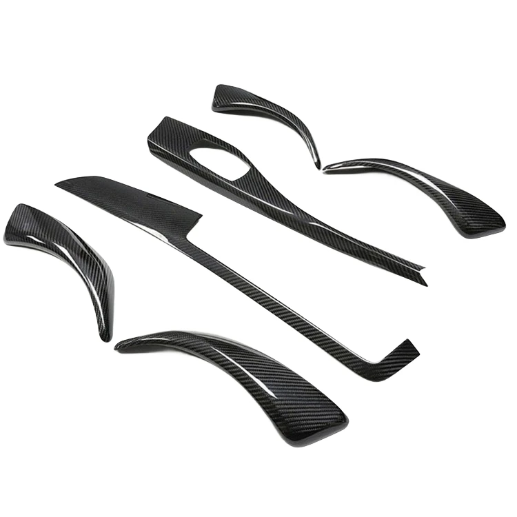 

For BM W F20 Dry Carbon Fiber Car Dashboard Decorative Stickers Interior Upgrade Kit Modification Assembly