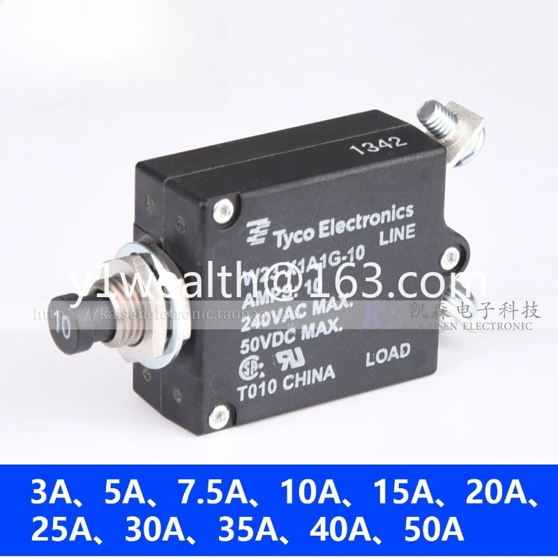 W23-X1A1G-3 5A7.5A10A15A20A25A30A40A50Amps Circuit Breaker UL