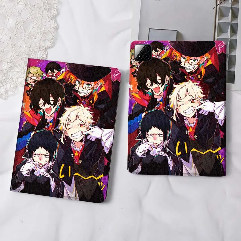 B-Bungos S-Strays D-Dogs For Xiaomi Redmi Mi Pad 4 5 6 7 8 K SE Mini Pro Plus Max 10.1 11.2  inch Tablet Case