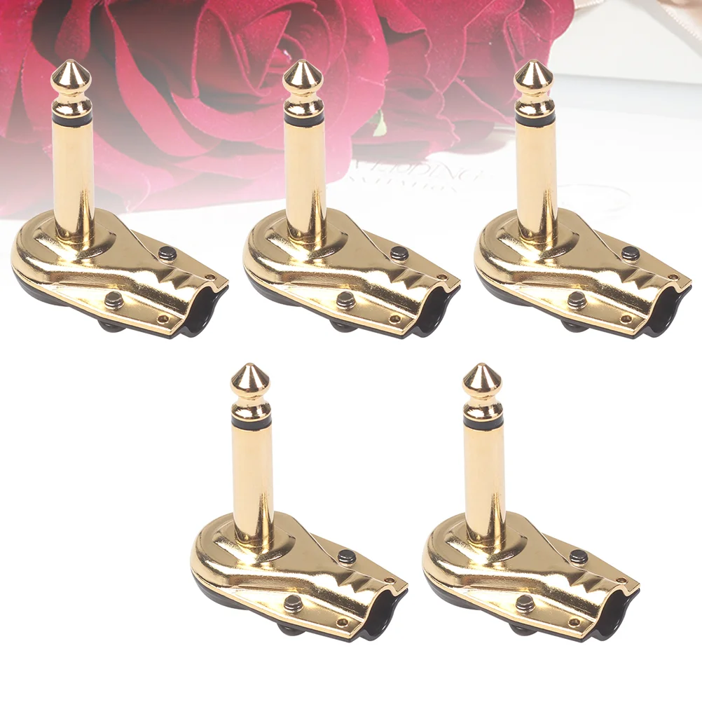 5PCS 635mm Interface Effect Pedal Connector Cable Adapter Jack Pedal Board Instrument Connector Accessories for Electric Guitar