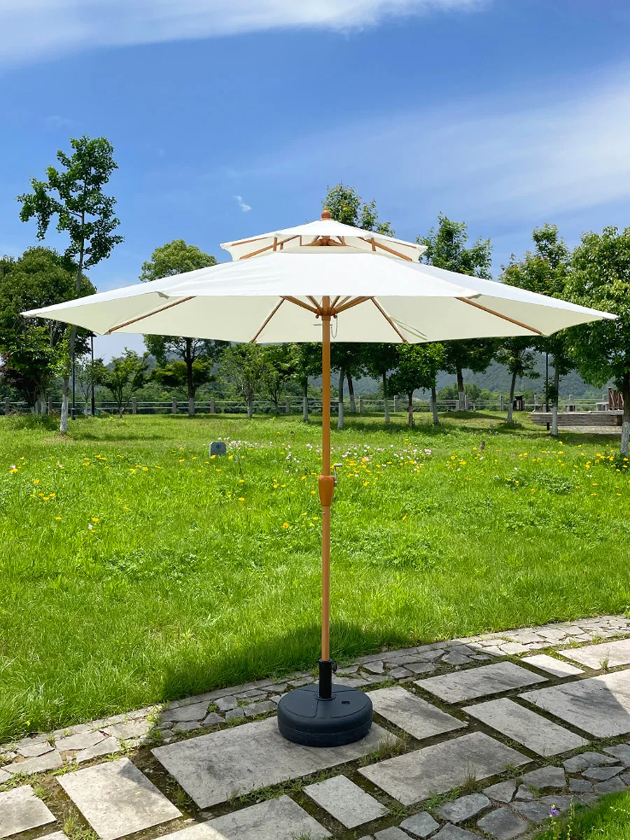 

Уличный зонтик Открытый двор Сад Наполовину киоск Зонт от солнца Защита от солнца Кемпинг Стенд безопасности Римский зонт