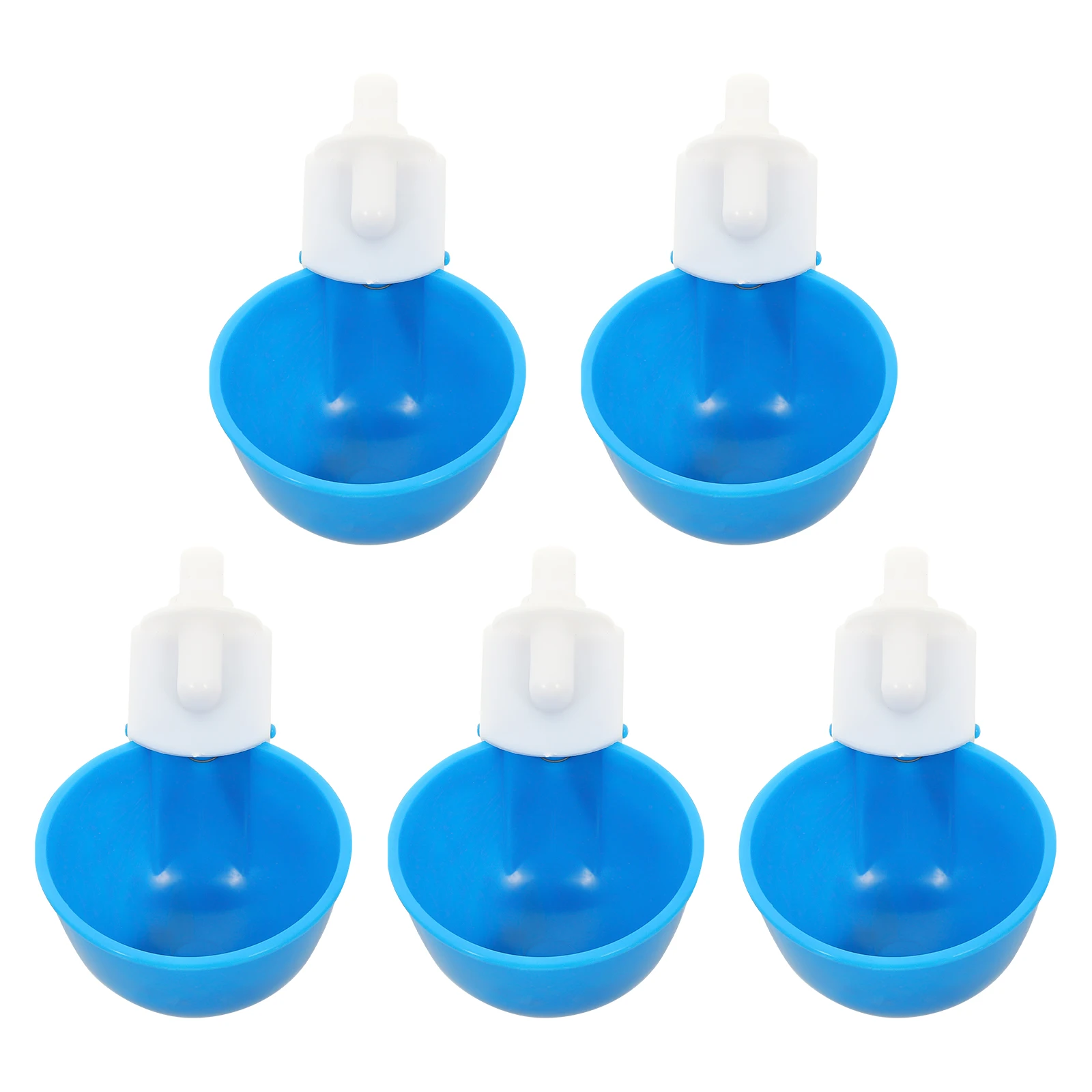 

5pcs Automatic Bird Waterer For Parrots Doves Multi-Function Replaceable Plastic Drinking Household Pasture Use Chicken