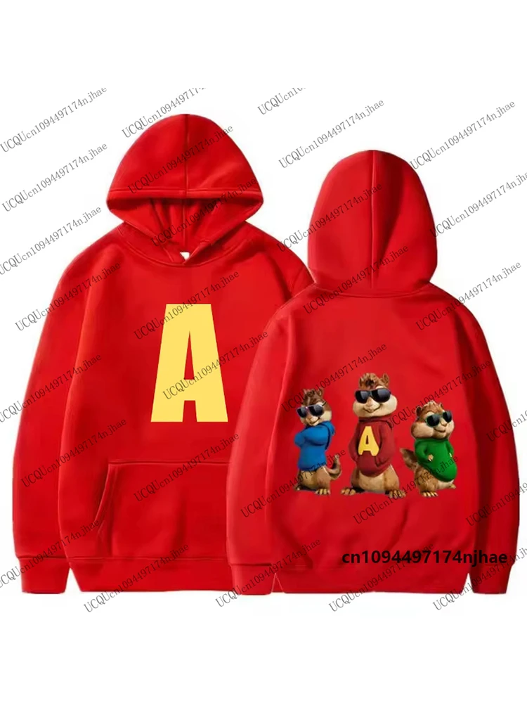 2026 Cartoon Alvin und die Chipmunks Baumwoll-Hoodies für Männer und Frauen Herbst Winter Langarm-Sweatshirt Lässige Oversized-Oberteile – Detail 7