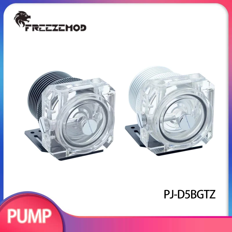 FREEZEMOD Domestic Imported D5 Water Pump Cooling Kit Transparent Pump Cover Supports 60MM Water Tank PJ-D5BGTZ