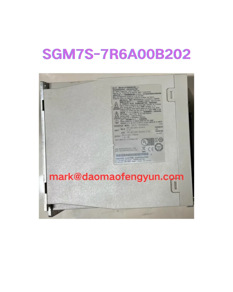 

SGM7S-7R6A00B202 Совершенно новые сервоприводы,