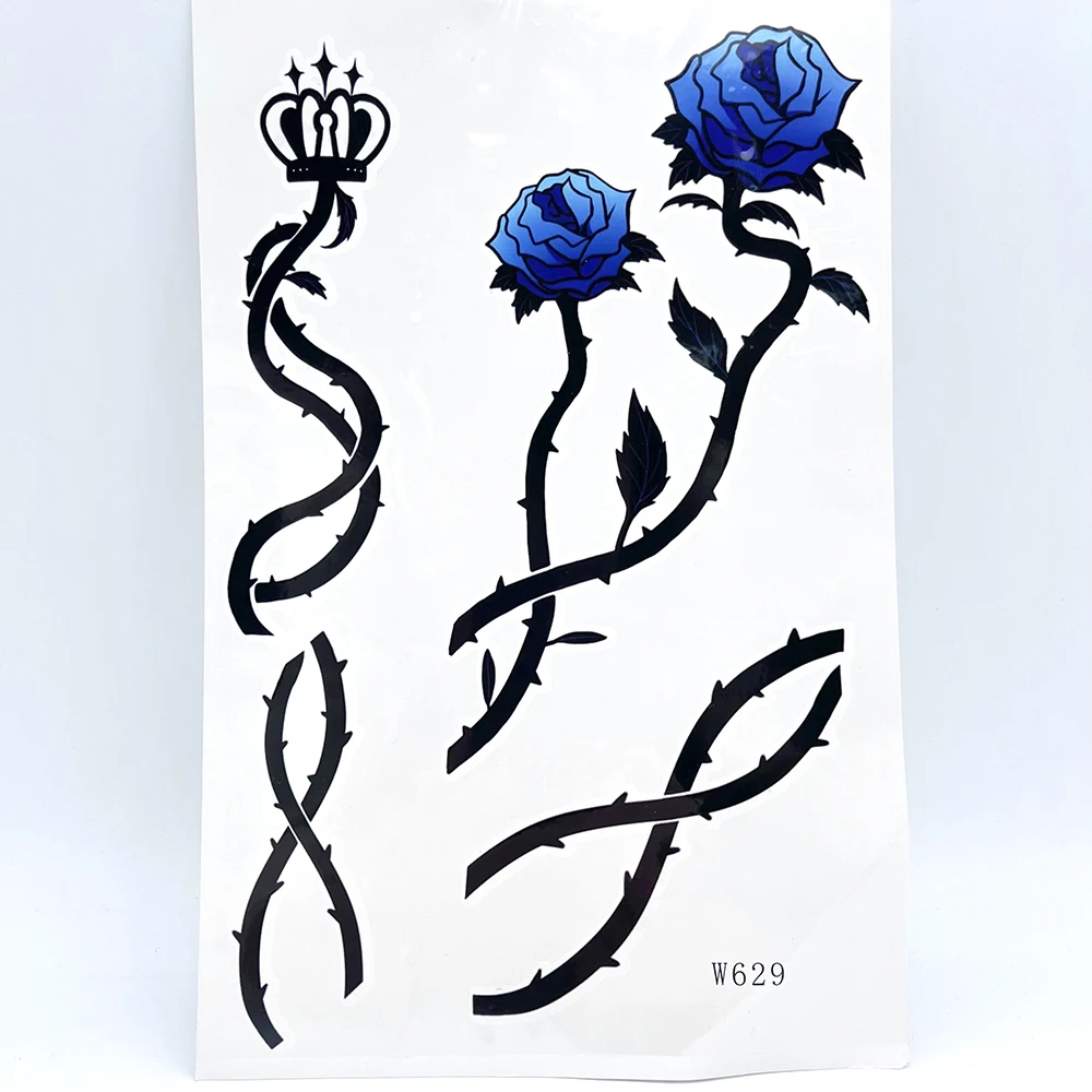 Blue Lock Christmas Showdown Arc Stickers - Michael Kaiser Tattoo Sticker for Anime Cosplay Make Up Props