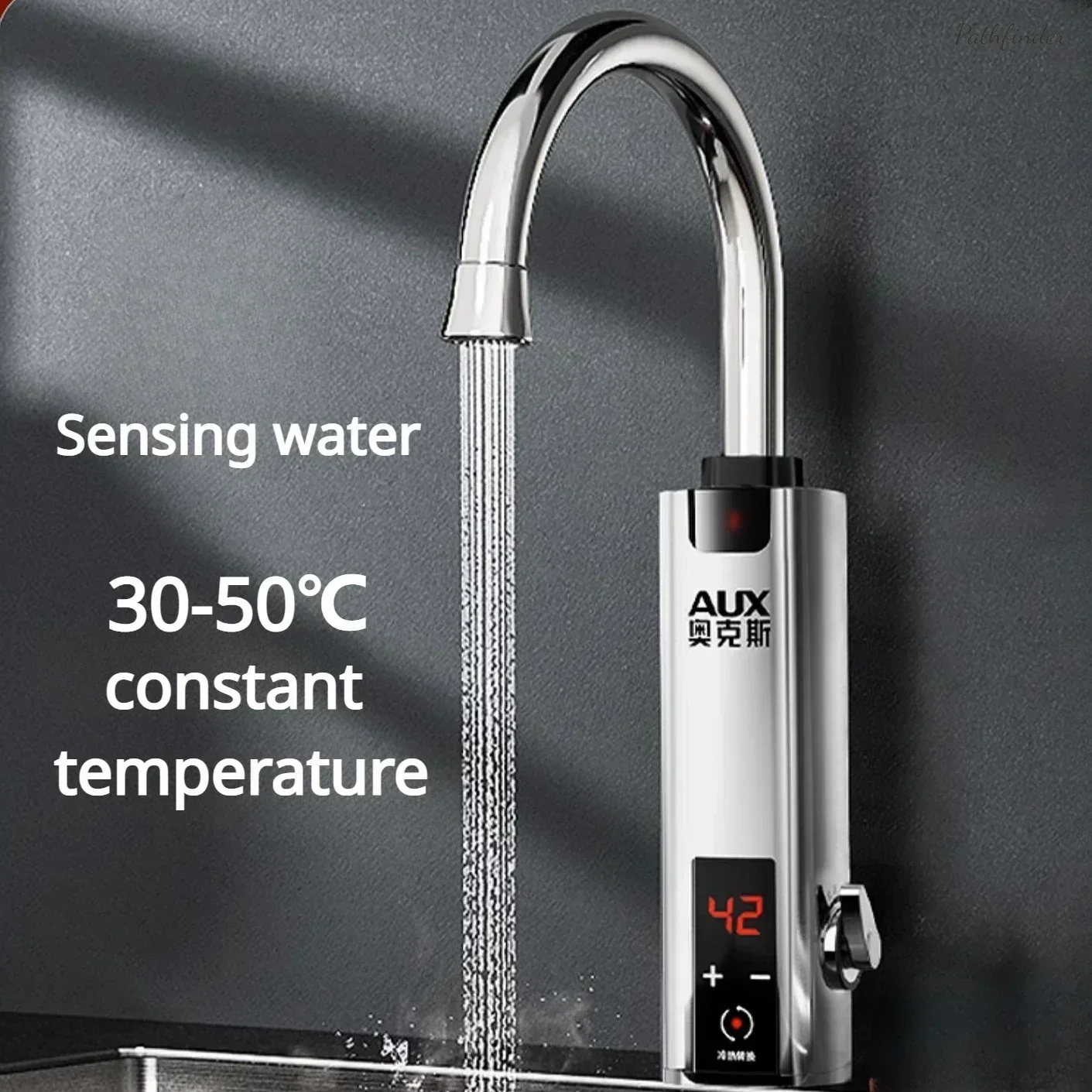 Electric Hot Water Faucet: Instant Heating, Frequency Conversion, Constant Temperature. Kitchen Treasure.