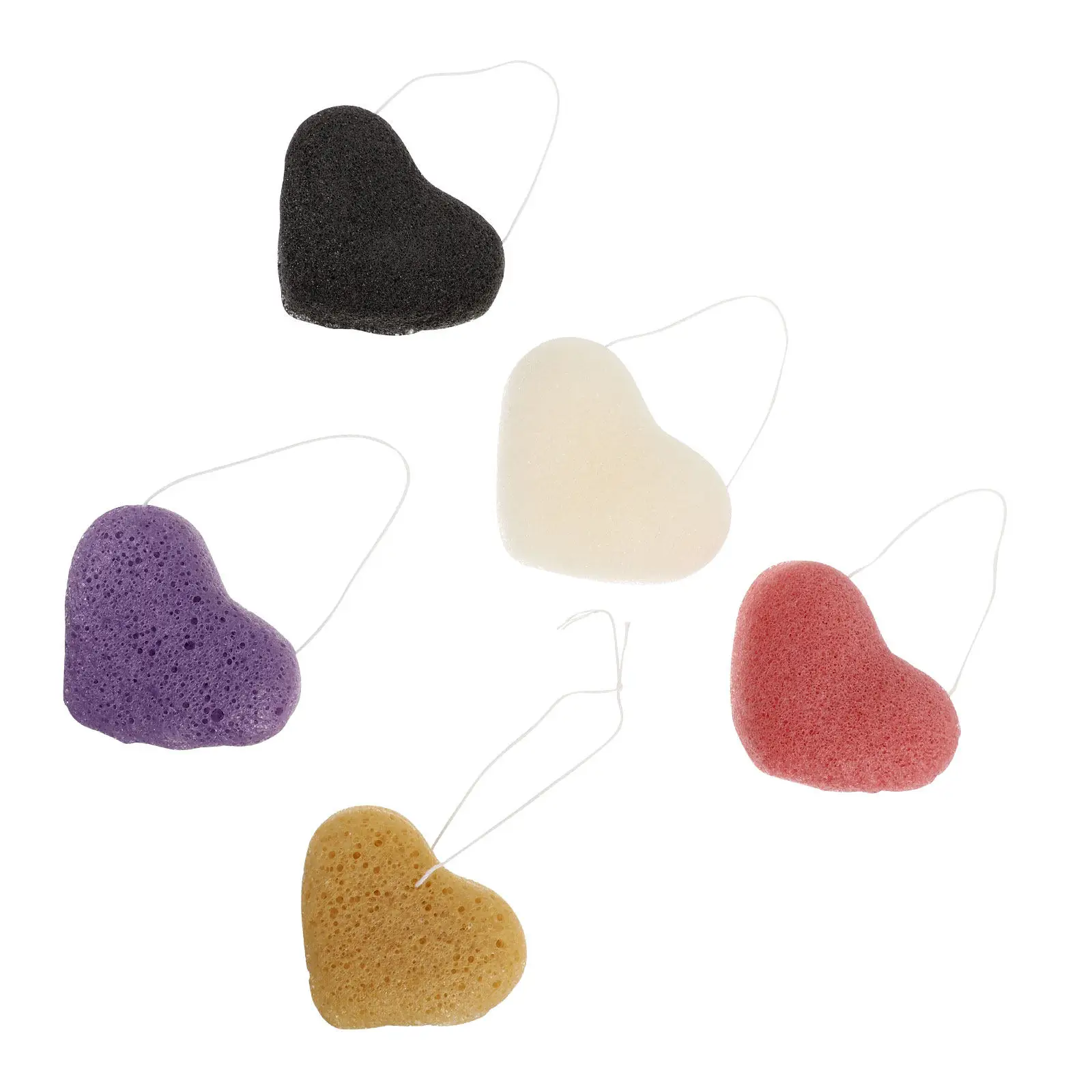 

Набор из 5 спонжей для очищения лица: отшелушивающие подушечки для удаления макияжа, глубокого очищения пор и ежедневного ухода за кожей