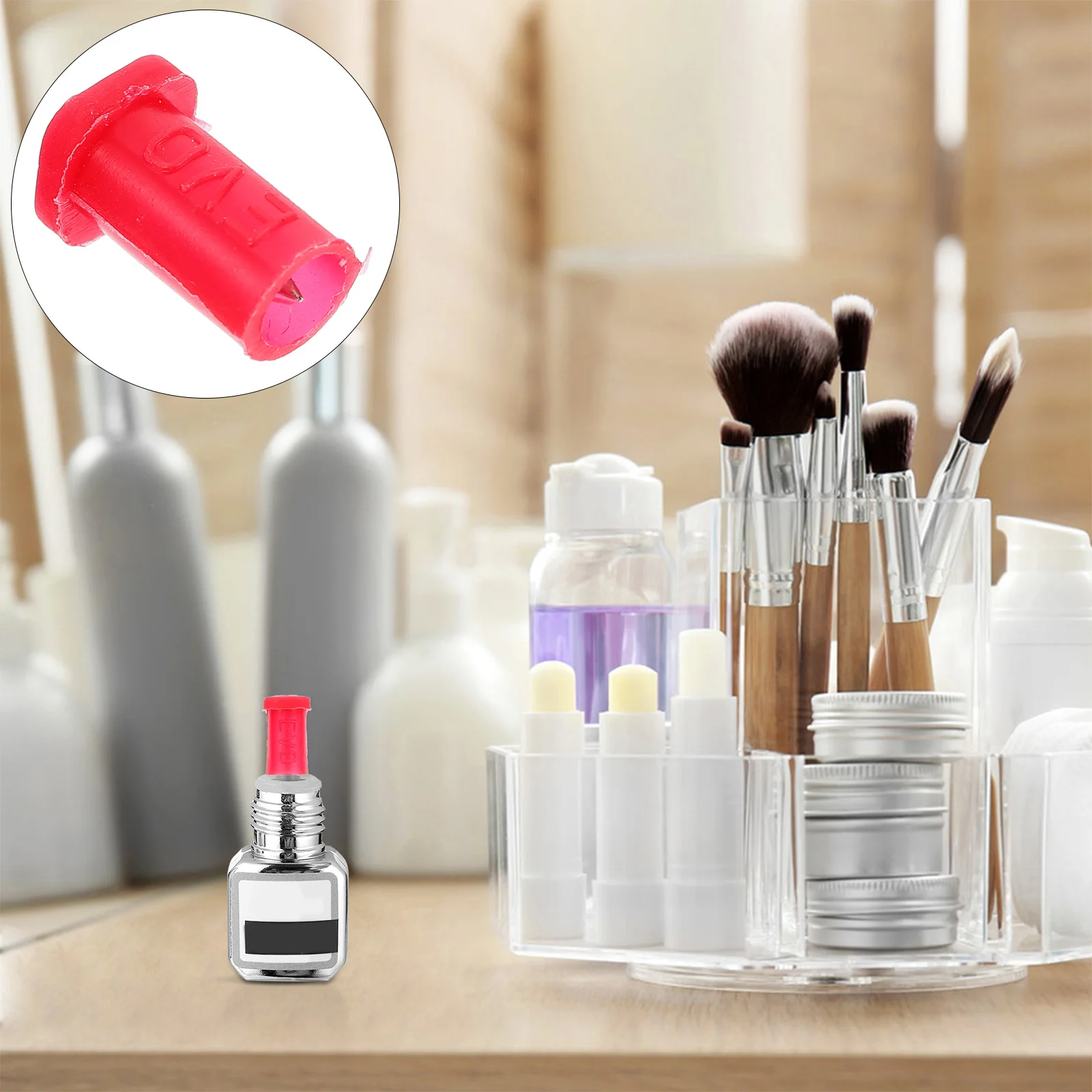40Pcs Wimpern Kleber Flasche Düse Nadeln Anti-Blocking Ersatz Kopf Salon Liefert Kleber Flasche Nadel