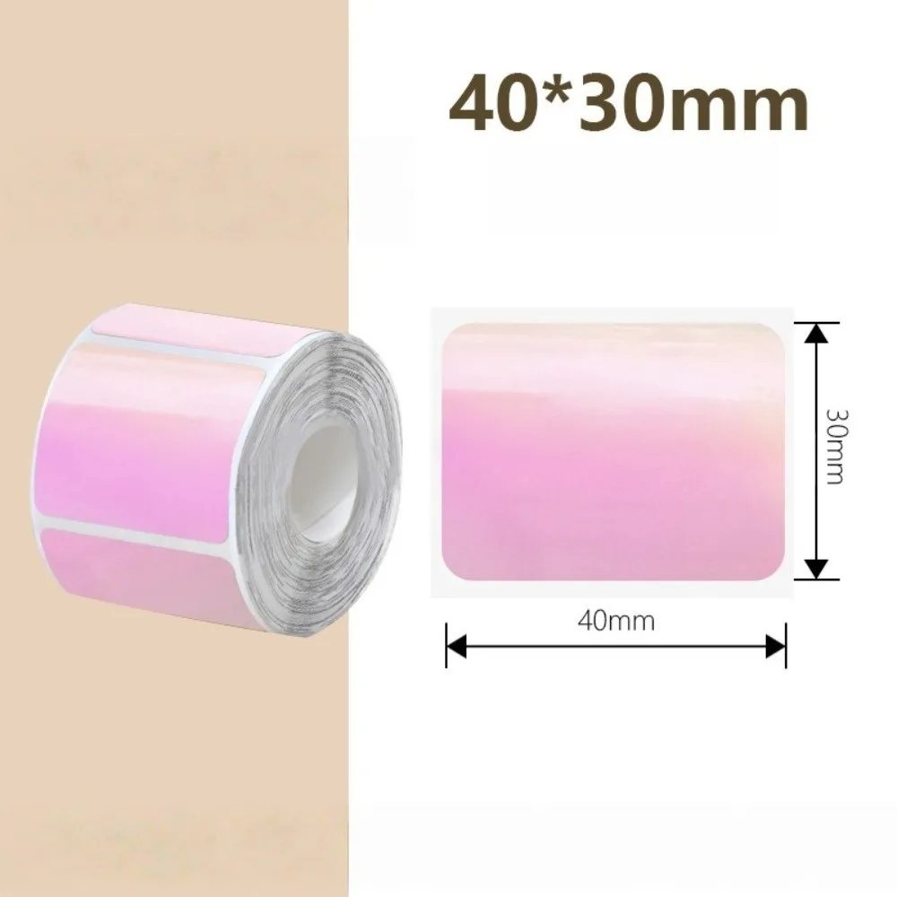 230pcs Portable Thermal Laser Label Paper 40x30 mm Waterproof Rectangular Label Self Adhesive Tear-resistant Printer Paper