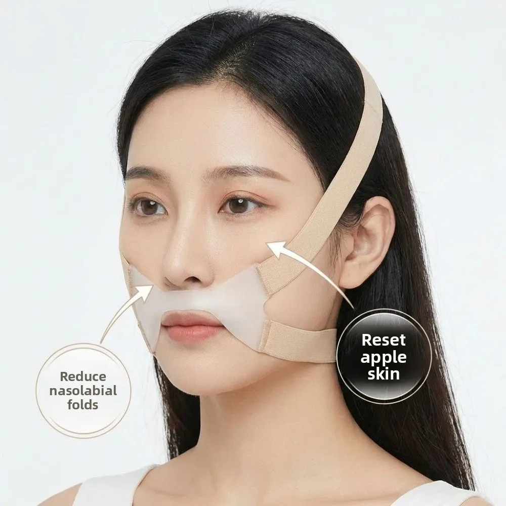 Verbessert die Nasolabialfalten, Lifting-V-Face-Bandage, V-Face-Maske, Lifting, Straffung der Wangen, Apfelmuskel, Anti-Erschlaffung, wiederverwendbares Schönheitswerkzeug – Detail 4