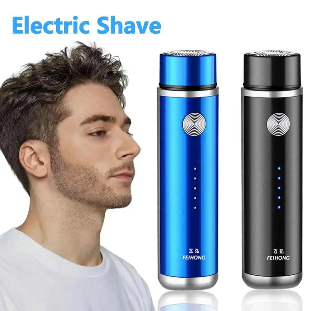 Mini Portable Electric Usb Rechargeable Shaver Mens Waterproof Onboard Razor Travel Goods Waterproof Razor Razor Portable K6N0