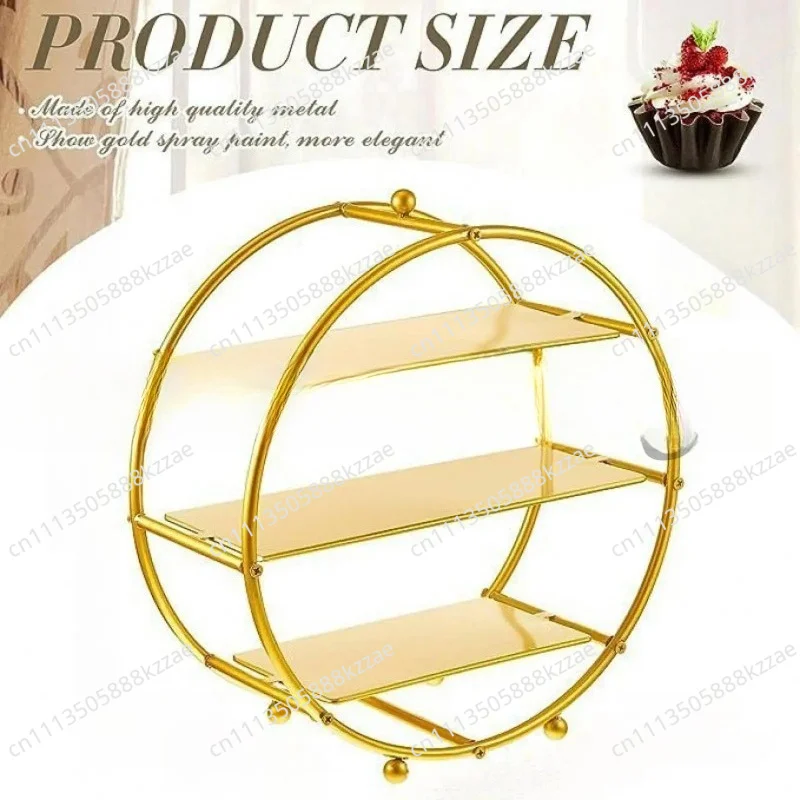3-Layer Cupcake Stand Layered Serving Tray Cake Stand Dessert Stand For Afternoon Tea Food Meal Plate Dessert Desk