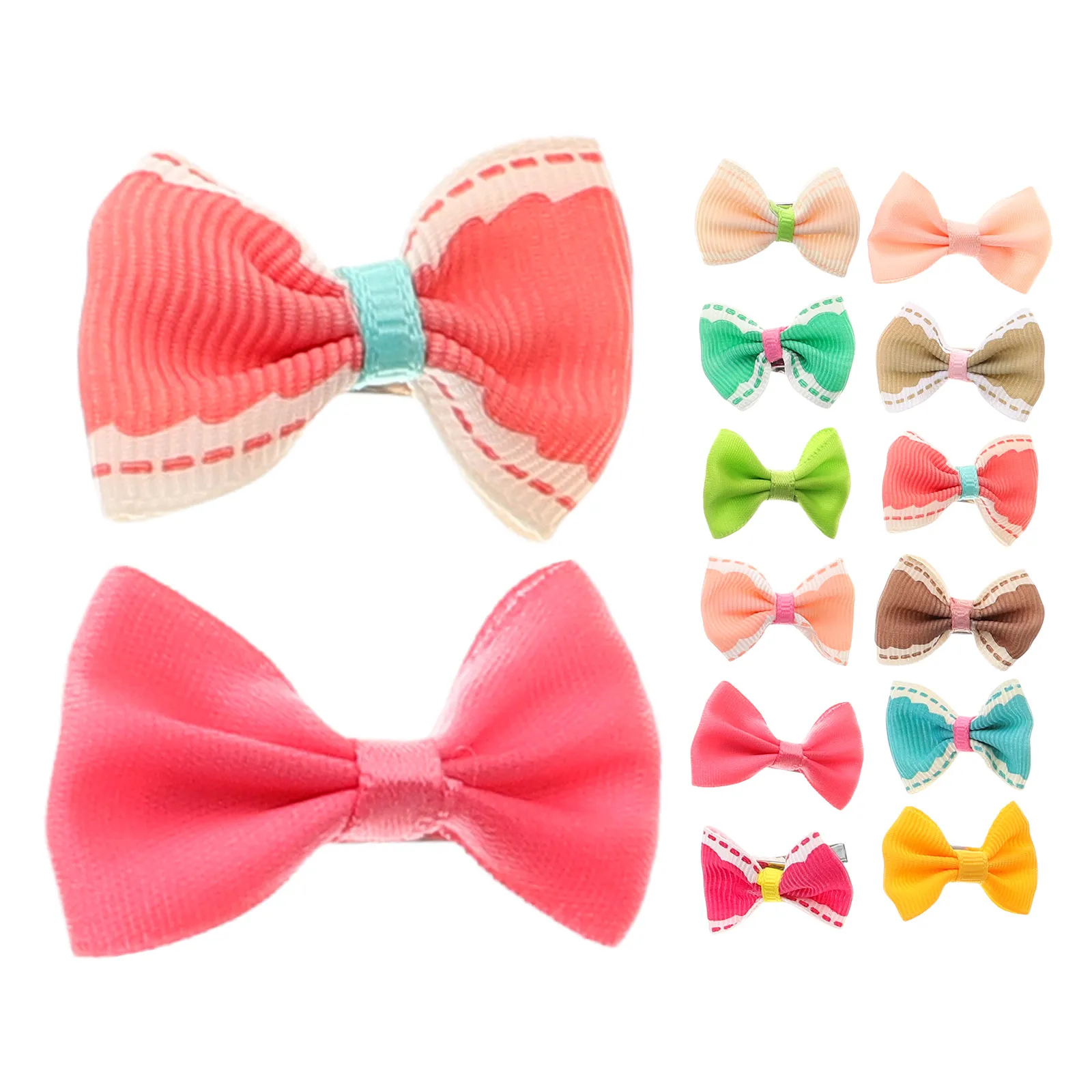 

Dog Hair Clip Accessories Bow Clips Bowknot for Pet Girl Puppy Alligator Grooming