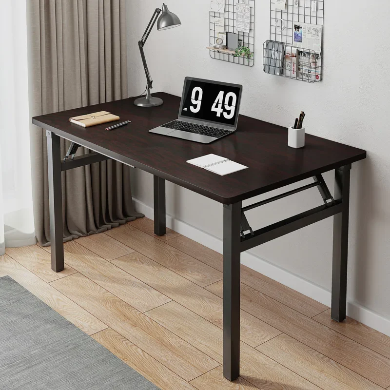 AOLIVIYA Table Folding Table Stall Manicure Computer Strip Training Desk Simple Dining Table Home Rental Desk